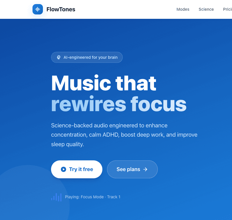 FlowTones home page